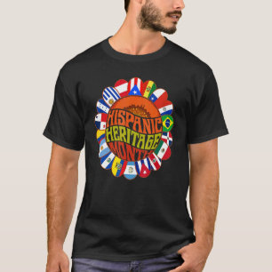 T-shirt Mois du patrimoine hispanique national Latino Pret