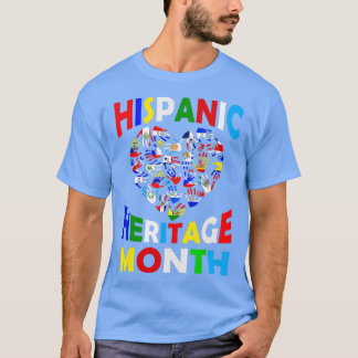 T-shirt Mois du patrimoine hispanique national Latino Tous
