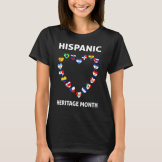 T-shirt Mois du patrimoine hispanique national Tous les pa