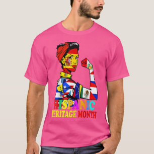 T-shirt Mois du patrimoine hispanique Pays Culture latine