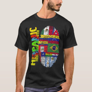 T-shirt Mois Du Patrimoine Hispanique Une Fière Empreinte 