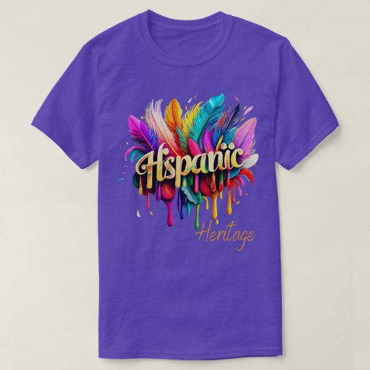 T-shirt Mois du patrimoine national hispanique (Design devant)