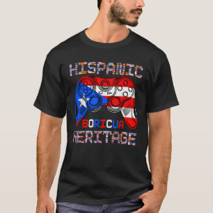 T-shirt Mois du patrimoine national hispanique Porto Rico