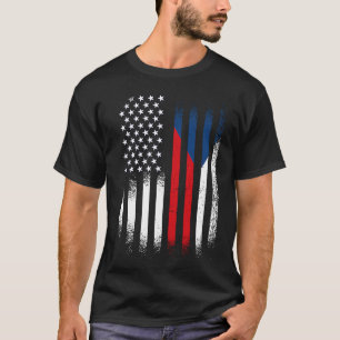 T-shirt Mois du patrimoine tchèque américain Tchéquie Patr