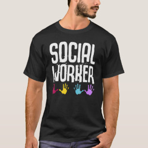 T-shirt Mois du travail social Travailleur École maternell