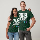 T-shirt Mois du travail social Travailleur École maternell (Unisexe)