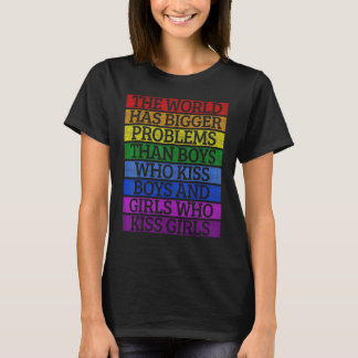 T-shirt Mois gay pride Lgbt Le Monde A De Plus Gros Problè