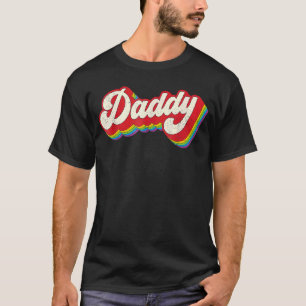 T-shirt Mois Gay pride papa Fête des pères LGBTQ Rainbow F