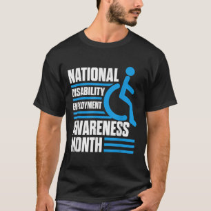 T-shirt Mois national de la sensibilisation à l'emploi des