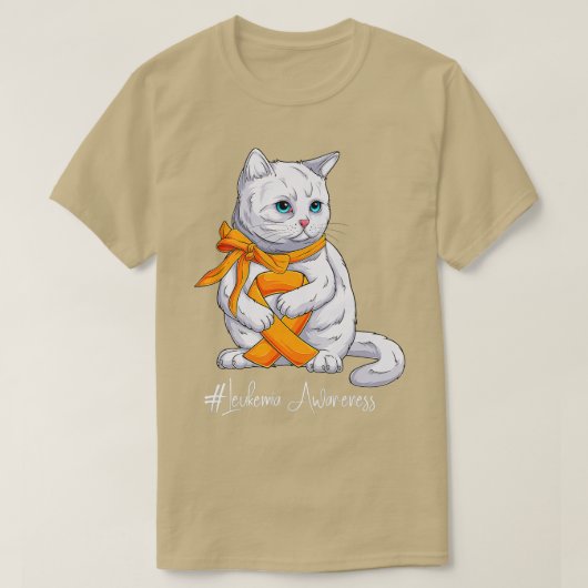 T-shirt Mois national de sensibilisation à la leucémie Ora (Design devant)