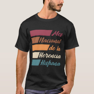 T-shirt Mois National du Patrimoine Hispanique