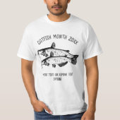 T-shirt Mois national du poisson-chat (Devant)