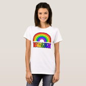 T-shirt Mois Rainbow Human Pride (Devant entier)