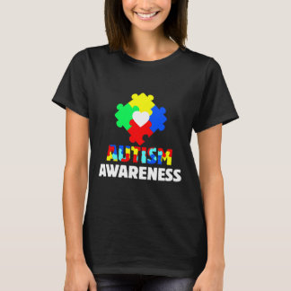 T-shirt Mois sensibilisation sur l'autisme Autisme Jour Au