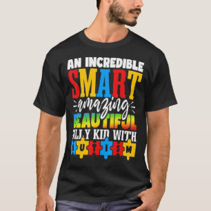 T-shirt Mois sensibilisation sur l'autisme Autiste Enfant