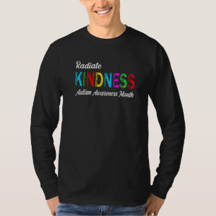 T-shirt Mois sensibilisation sur l'autisme Radiate Kindnes