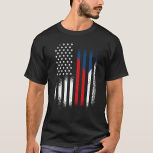 T-shirt Mois tchèque-américain du patrimoine Czechia-patri