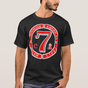 T-shirt Moïse américain Moslem Moor Circle 7