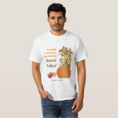 T-shirt Moisson Citrouille Corn Stalks Automne automne (Devant entier)