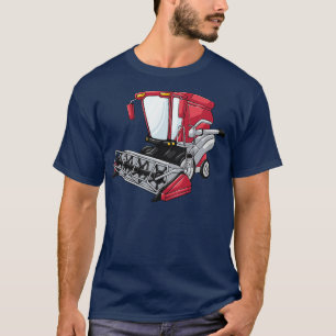 T-shirt Moissonneuse-batteuse Agriculteur Tracteur Ferme A