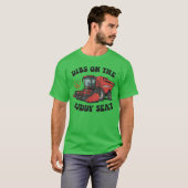 T-shirt Moissonneuse-batteuse Dibs sur le siège de copilot (Devant entier)