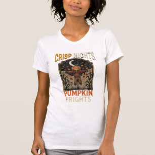 T-shirt Moissons d'Halloween Épouvantails de citrouille