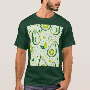 T-shirt Moitié d'avocat souriant
