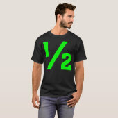 T-shirt Moitié - Vert (Devant entier)