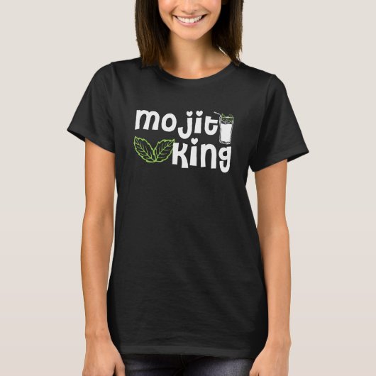 T-shirt Mojito King Bartender Mojitos (Devant)