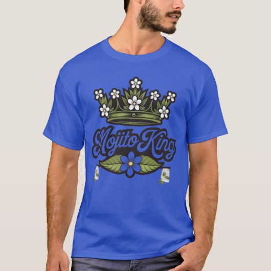 T-shirt Mojito King Loves Mojitos Boys Gifts retro (Devant)