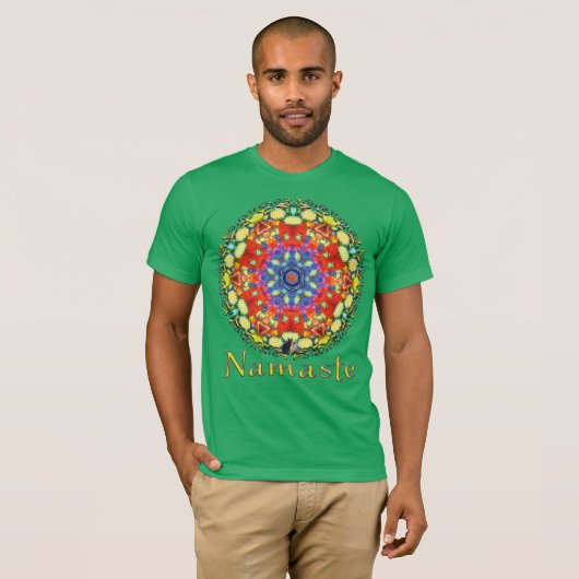 T-shirt Mojo Namaste Kaleidoscope (Devant entier)