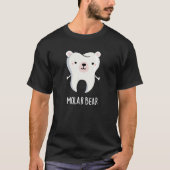 T-shirt Molar Bear Funny Dot Pun Dark BG (Devant)