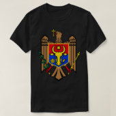 T-shirt Moldavie Armoiries Drapeau Moldaves (Design devant)