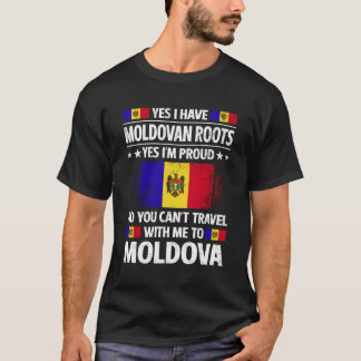 T-shirt Moldavie Racines moldaves Patrimoine moldave Fière