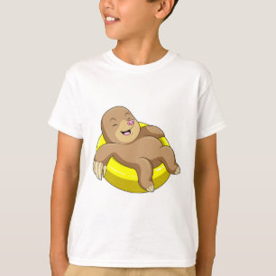 T-shirt Mole à la natation avec Lifebuoy