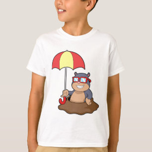T-shirt Mole à la pluie avec parapluie