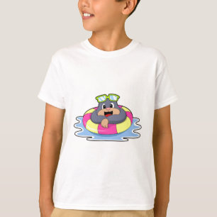 T-shirt Mole à nager avec anneau de nage.PNG