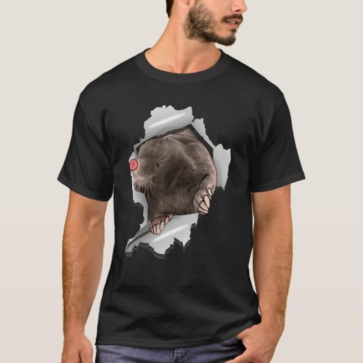 T-shirt Mole Animal Mole Day (Devant)