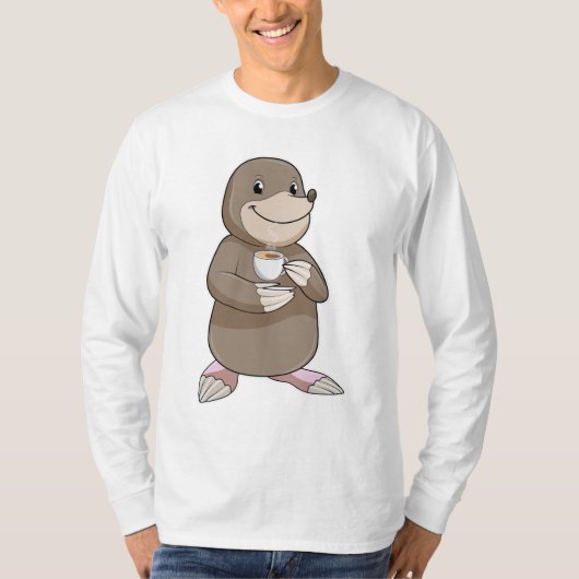 T-shirt Mole avec Coffee Cup (Devant)