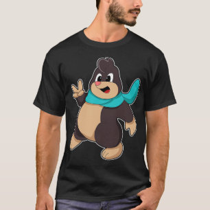 T-shirt Mole avec Écharpe