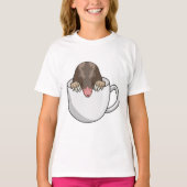 T-shirt Mole avec la coupe de café (Devant)