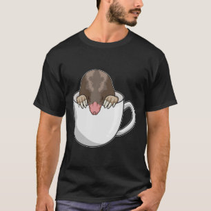 T-shirt Mole avec la coupe de café