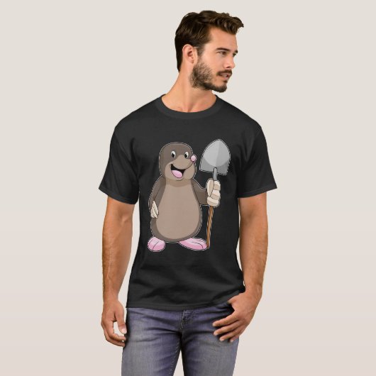 T-shirt Mole avec lunette (Devant entier)