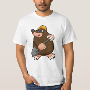 T-shirt Mole avec lunette et casquette dur