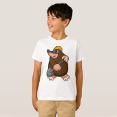 T-shirt Mole avec lunette et casquette dur (Devant entier)