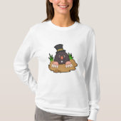 T-shirt Mole avec Molehill et Casquette (Devant)