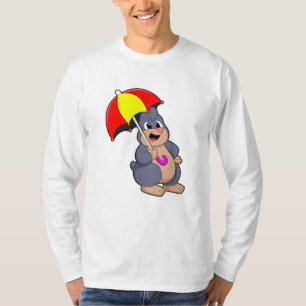 T-shirt Mole avec parapluie