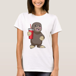 T-shirt Mole avec tasse à boire