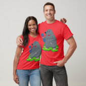 T-shirt Mole Bodybuilder Dumbbell Bodybuilding (Unisexe)