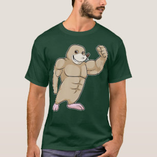 T-shirt Mole comme Bodybuilder avec de grands Muscles